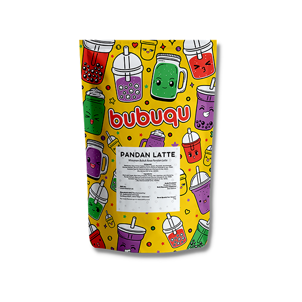 Bubuqu Pandan Latte Powder Drink
