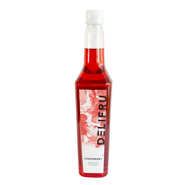 Delifru Strawberry Syrup - 500 ml